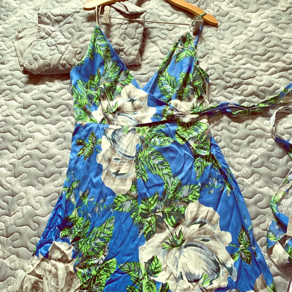 Free people flower jumpsuit. Worn once